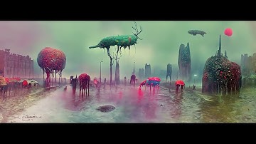 Disco Diffusion - AI Generated: Landscape vol. 15 (Strange City)