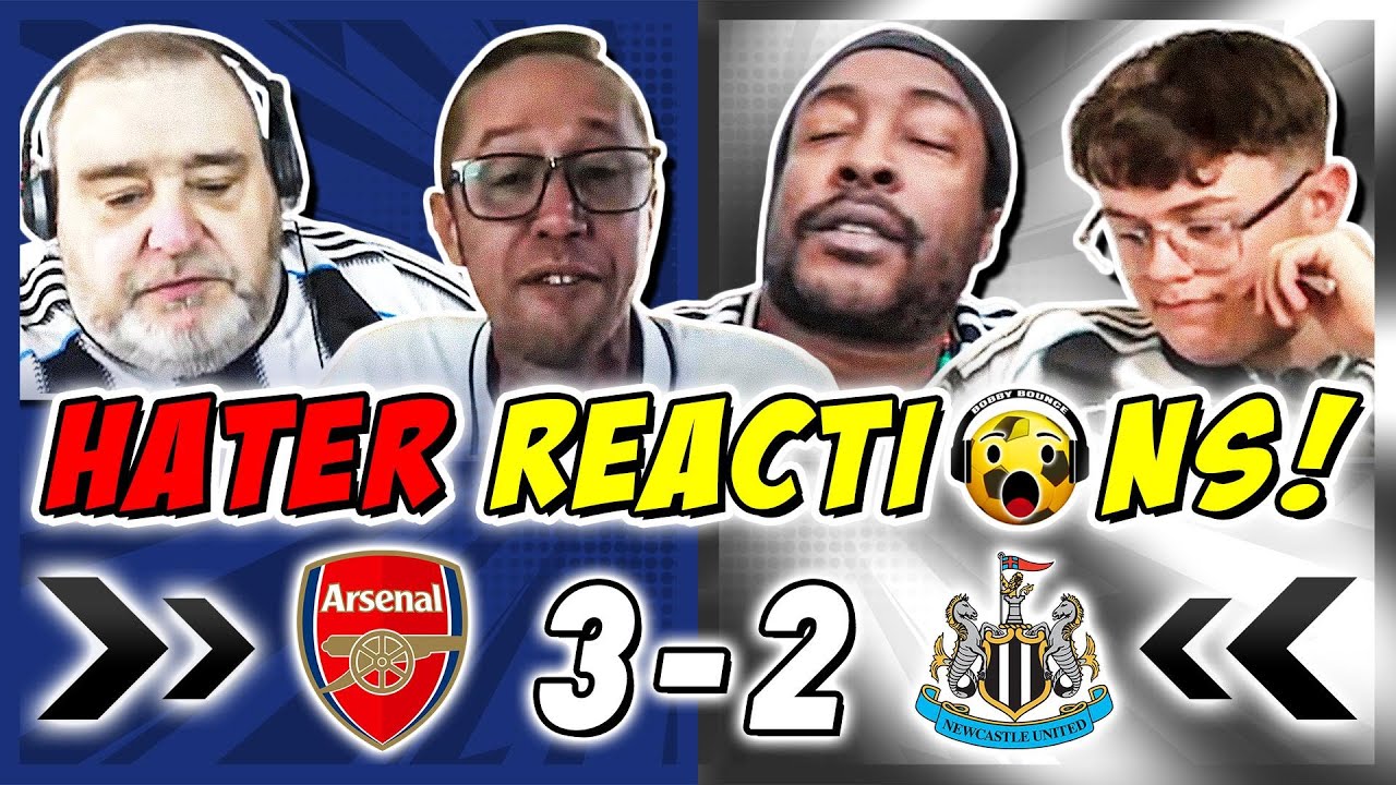 ARSENAL RIVALS & HATERS REACTION TO ARSENAL 3-2 NEWCASTLE | PRE-SEASON ...