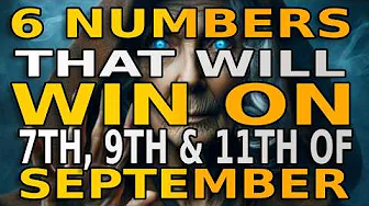 6 Lucky Numbers to FOCUS and GET RICH on  , 3RD ,  5TH and 7TH, SEPTEMBER 2025