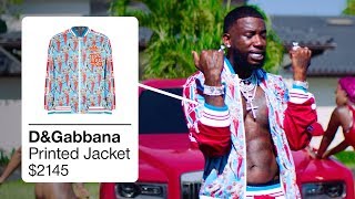 GUCCI MANE OUTFITS IN PROUD OF YOU / BACKWARDS / KEPT BACK [GUCCI MANE CLOTHES] Resimi