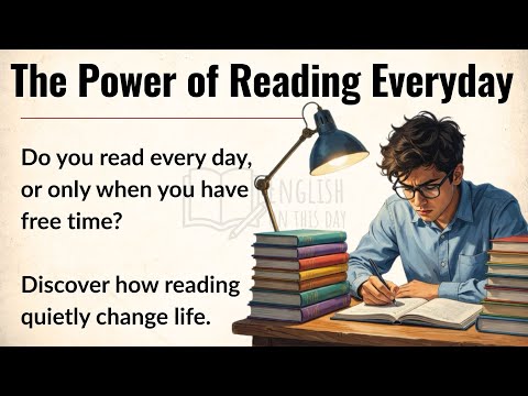 The Power of Reading Every Day | Improve Your English Fluency | English Listening Practice