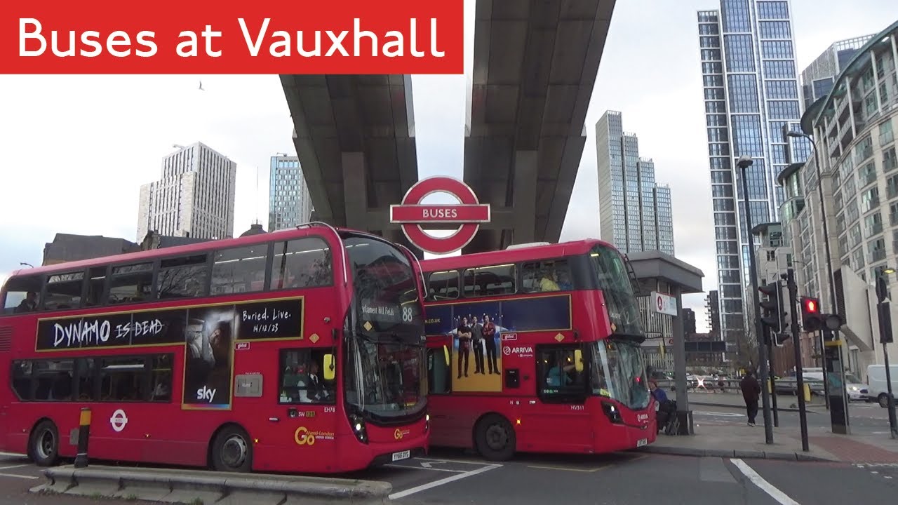 Buses At Vauxhall Bus Station