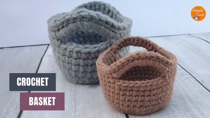Quick + Easy Crochet Basket Pattern » Make & Do Crew