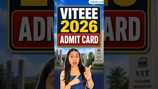 VITEEE 2026 Admit Card | VITEEE Exam Information | VITEEE Preparation 2026| How to Download #viteee