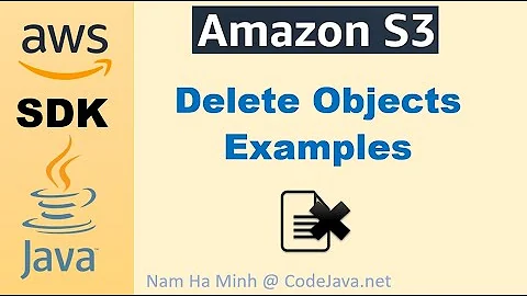 AWS SDK for Java - Delete S3 Objects Examples