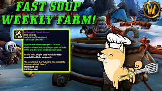 How to Easily farm the Tuskarr Soup Event! (Alchemical Flavor Pocket Farm Tricks)