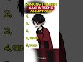 RANKING THE BEST GACHA TREND ANIMATIONS #anime #gacha #youtubeshorts
