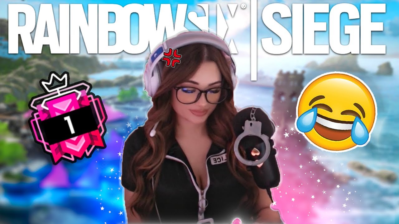 When a Champ Girl Rages | Rainbow Six Siege (Funny Moments)