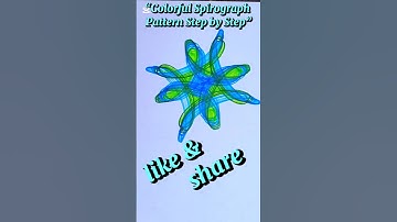 “Colorful Spirograph Pattern Step by Step” #art #spirograph #spirographart #drawing #mandaladesign