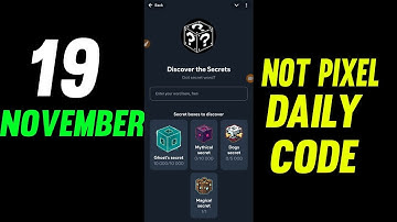 Not Pixel Secret Word | Not Pixel Airdrop Secret Code Today | Not pixel airdrop secret code