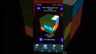 Solving F2L with Rubik's Advanced Trainer #rubikscube #cubing#speedcubing#puzzle#game#logic