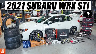 Building the ULTIMATE 2021 Subaru WRX STI - Part 1 (Parts Haul + Kartboy) : @TheHoonigans