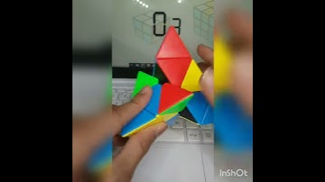 Pryaminx Solved In 7 Sec With (SLOW MOTION)! #Shorts