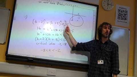 C1 Circles OCR May 2014 q9