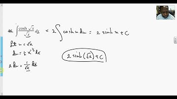 5.9 Hyperbolic Functions
