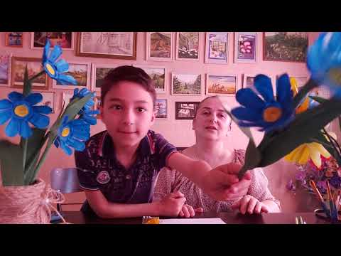 09 არტი და კრაფტი ყველასათვის. კვერცხის კონტეინერებისაგან ყვავილების დამზადება.    გაკვეთილი # 9.