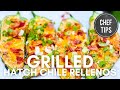 Grilled Hatch Chile Relleno Recipe - Grilled Stuffed Peppers - Chef Tips