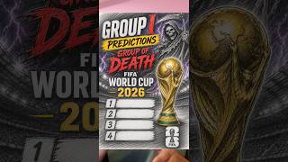 FIFA 2026 WORLDCUP Group of death predictions