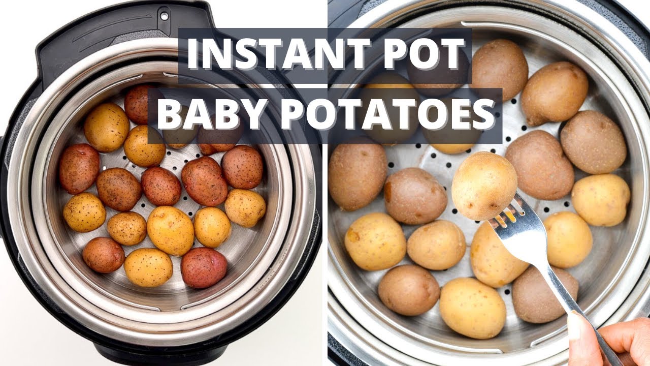 Instant Pot Baby Potatoes (Steamed) - Indian Veggie Delight