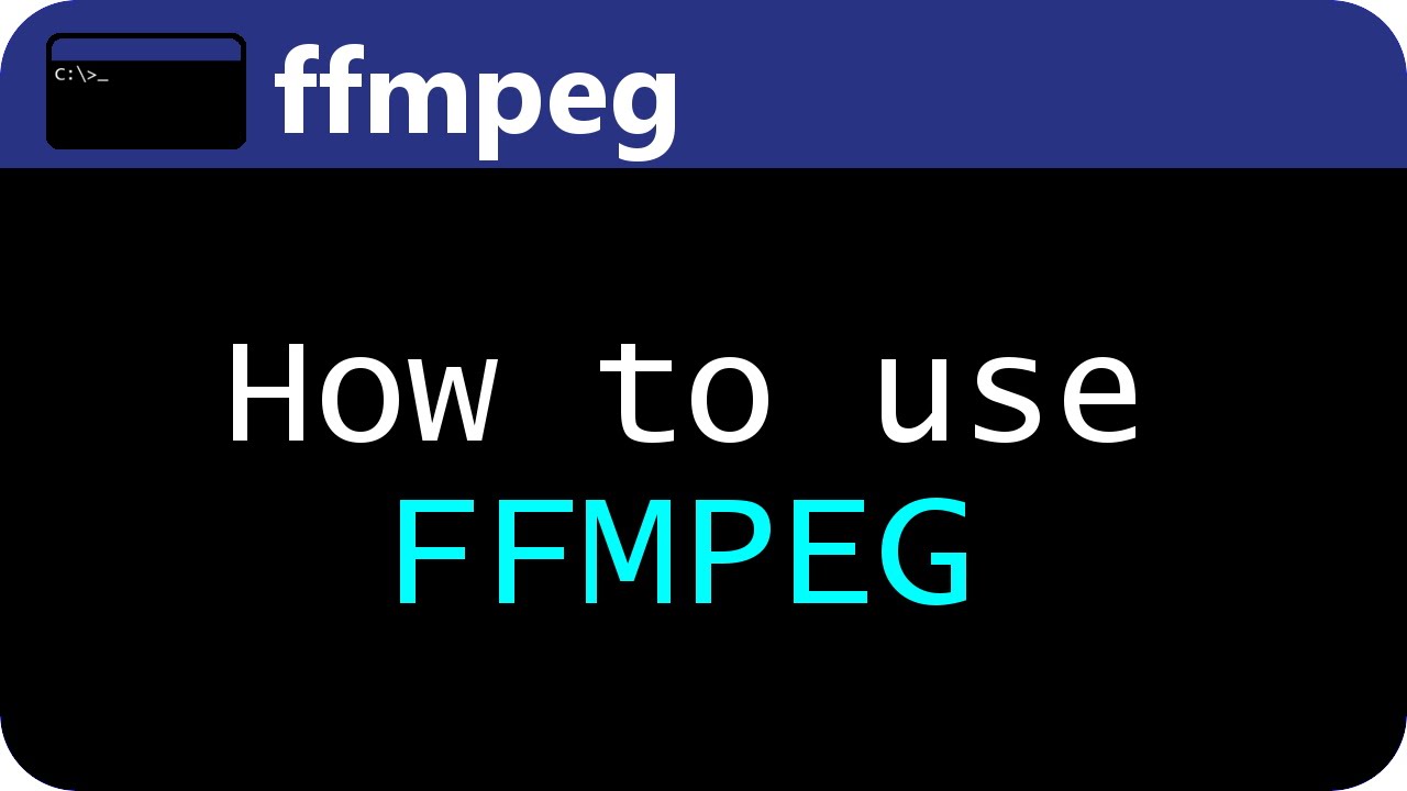 how to use ffmpeg to make webms