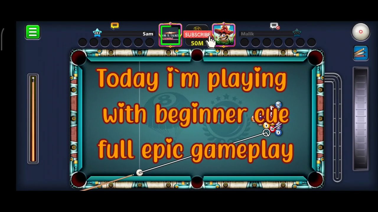 Beginner cue gameplay in Berlin platz next level epic game play exo.😈😈