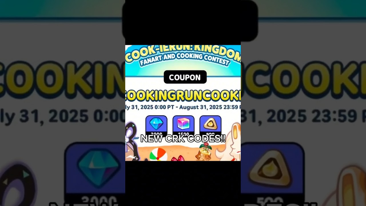 NEW CRK CODES (August 2025) | Cookie Run Kingdom 