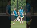 Carlo Ancelotti gets birthday guard of honour at Brazil training 🎂🥳
