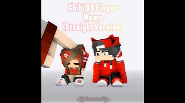 Chibi VS Finger Meme - Mine-imator Minecraft Animation #shorts #minecraftanimations #minecraftshorts