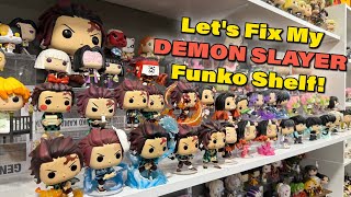 Reorganizing My Demon Slayer Funko Pop Collection!
