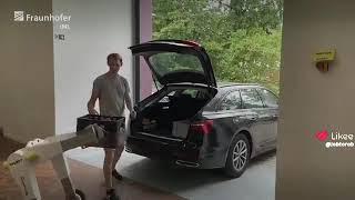 #Job to #Robot : Fraunhofer IML : evoBOT self balancing robot for carry #cargo.  #Robots #art