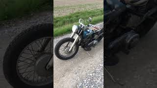 1952 Harley Davidson FL Panhead Running