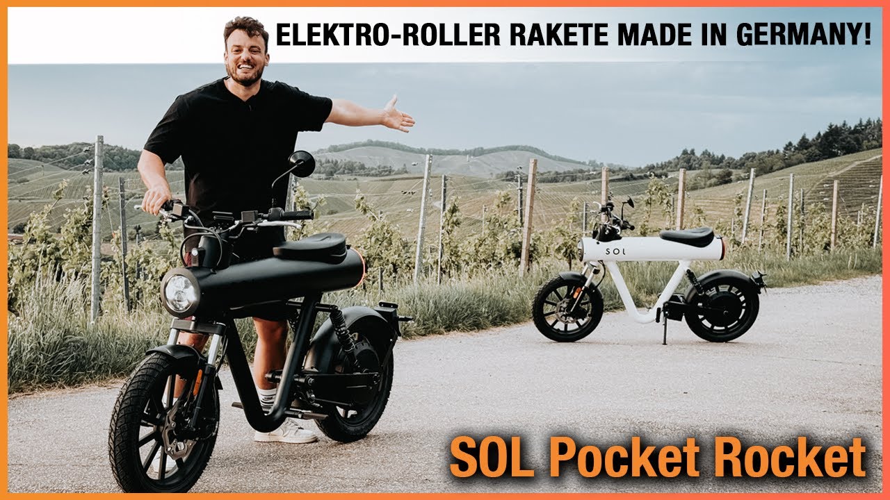 SOL Pocket Rocket (2025) Elektro-Roller Rakete made in Germany! Fahrbericht | Review | Test | Preis