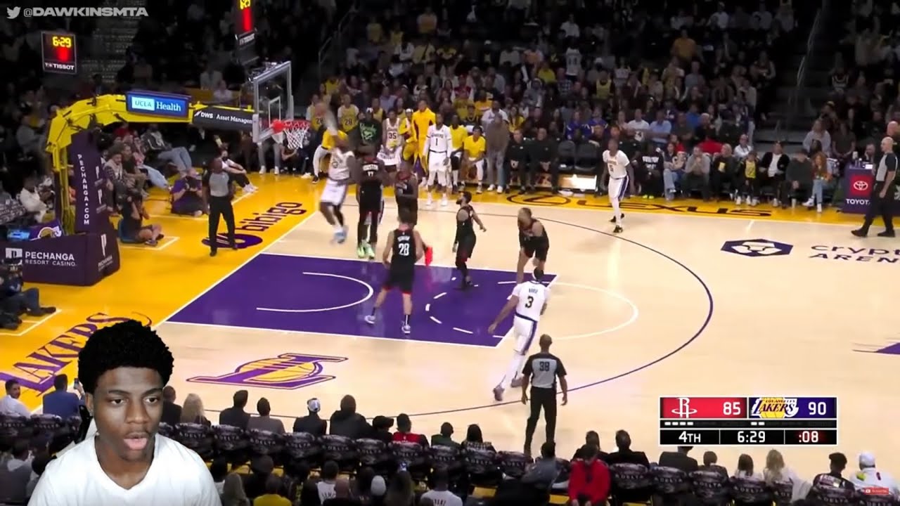 Reacting To Los Angeles Lakers vs Houston Rockets full Game Highlights ...