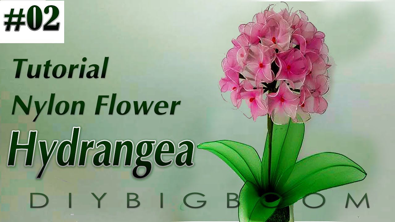 Nylon stocking flowers tutorial #2, How to make nylon stocking flower step by step