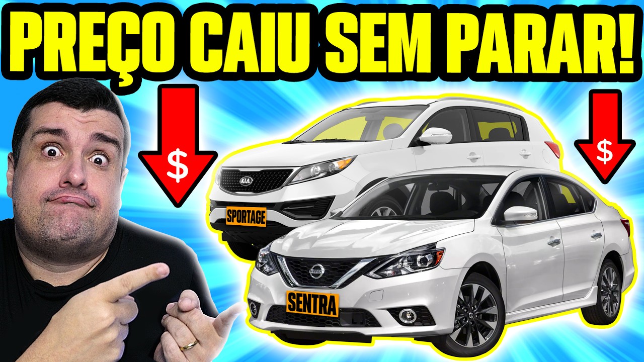 INACREDITÁVEL! CARROS EXCELENTES que FICARAM MAIS BARATOS pra 2024! CONFIÁVEIS e COMPLETOS!