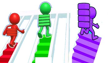 Bridge Race - All Levels Gameplay Android iOS (Levels 1-15) New Update