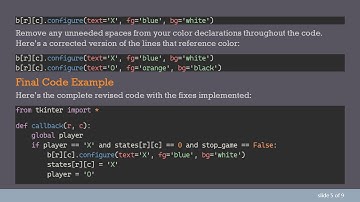 How to Fix NameError in Your Python Tkinter Code