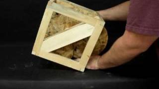 Rolling Cube Foot side -- Kinetic Wooden mechanical Sculpture Net Worth