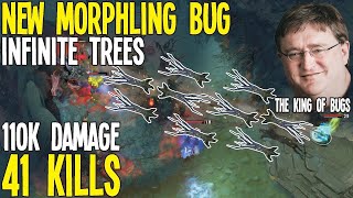 DOTA 2 BUG MORPHLING INFINITE THROW TRESS WITH 41 KILLS TRIPLE RAMPAGE