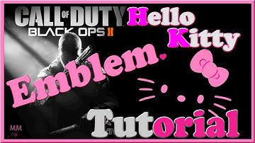 Black Ops II Emblem Tutorial Speed Art | Hello Kitty | MM
