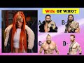 WWE QUIZ -  Guess WWE Superstars by their wives 2023 - WWE Wrestlers wife, WWE Couple!