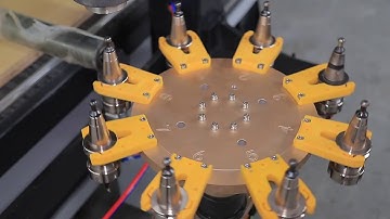 ATC cnc machine+Swing spindle 180 degree