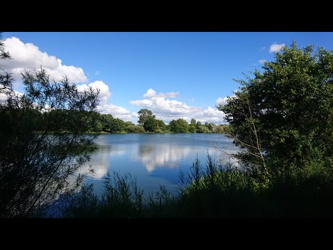 Wollnysee, der See an den Funktürmen im Kreis Pinneberg