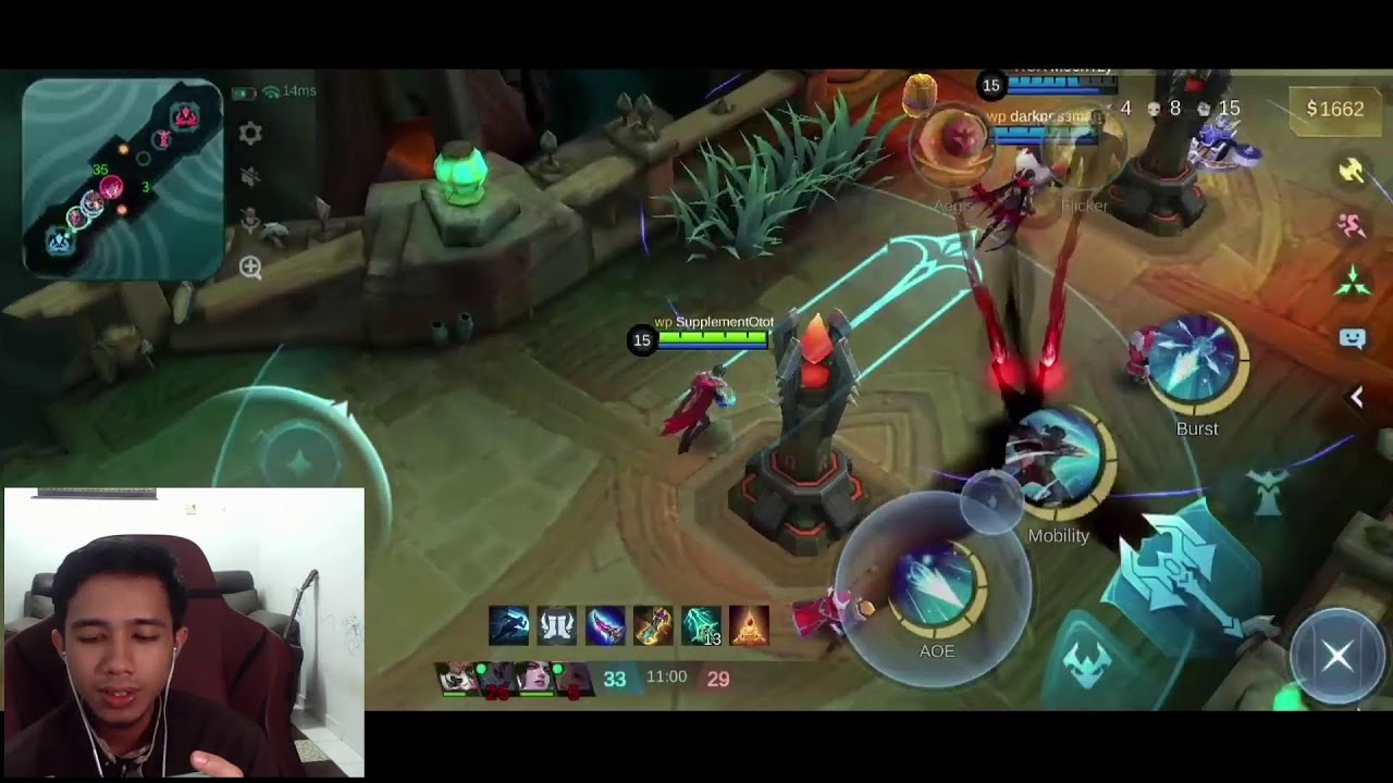 MLBB Gameplay - Arini tak push rank,sayang bintang