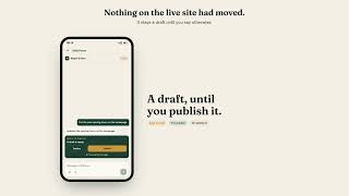 I changed my website from my phone