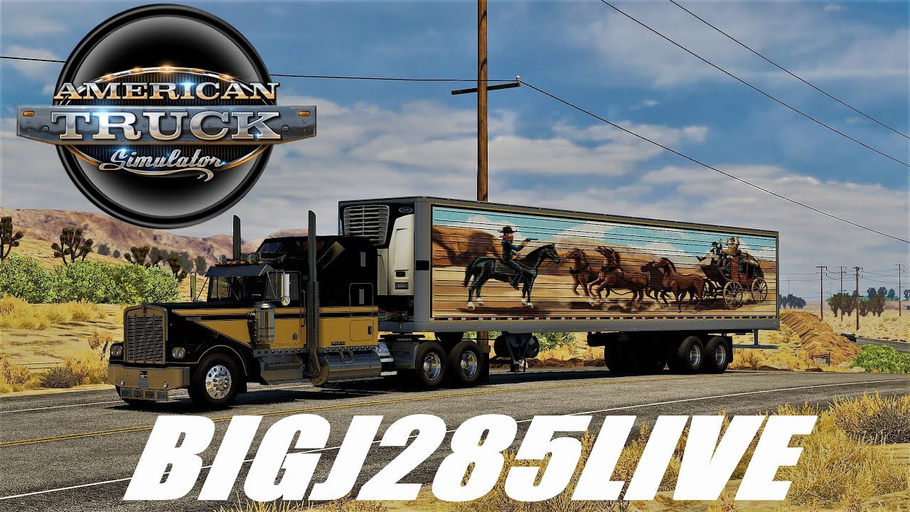 Ats live first long trip 1500 miles - YouTube