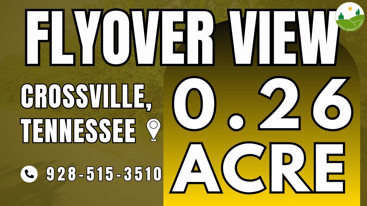Fly Over - 0.26  acre land for sale in Crossville, Tennessee [150P-G-034.00]