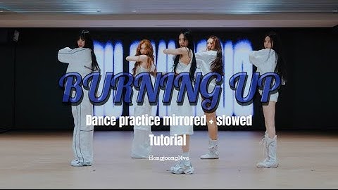 MEOVV - BURNING UP DANCE PRACTICE ( SLOWED + MIRRORED ) TUTORIAL 