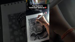 Hanuman Ji realistic drawing ❣️✨ by star art zone #drawing