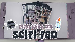 Plan With Me 🪐 SciFi Fan (ScribblePrintsCo)